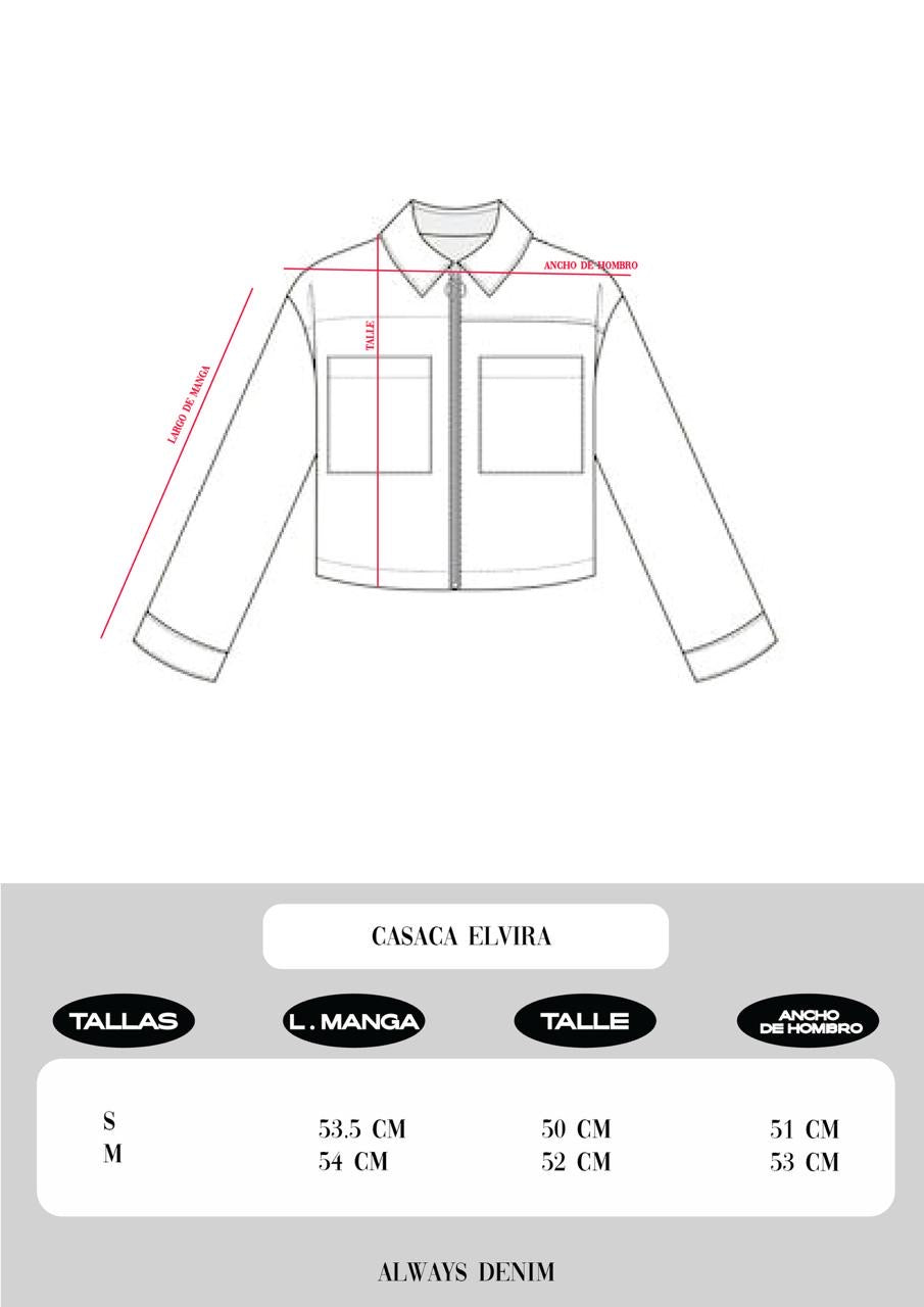 CASACA ELMIRA - HIELO