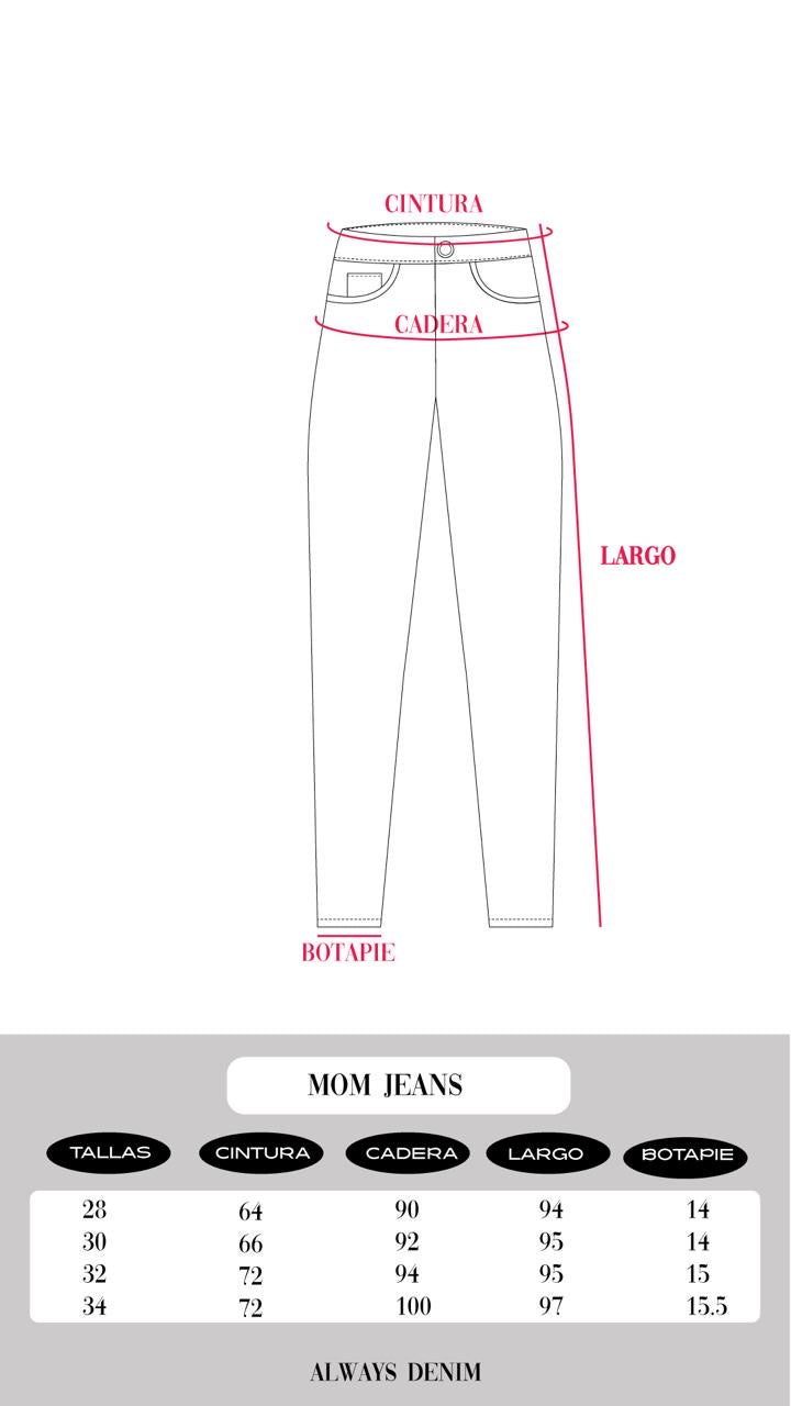 MOM JEAN COLOR - VERDE