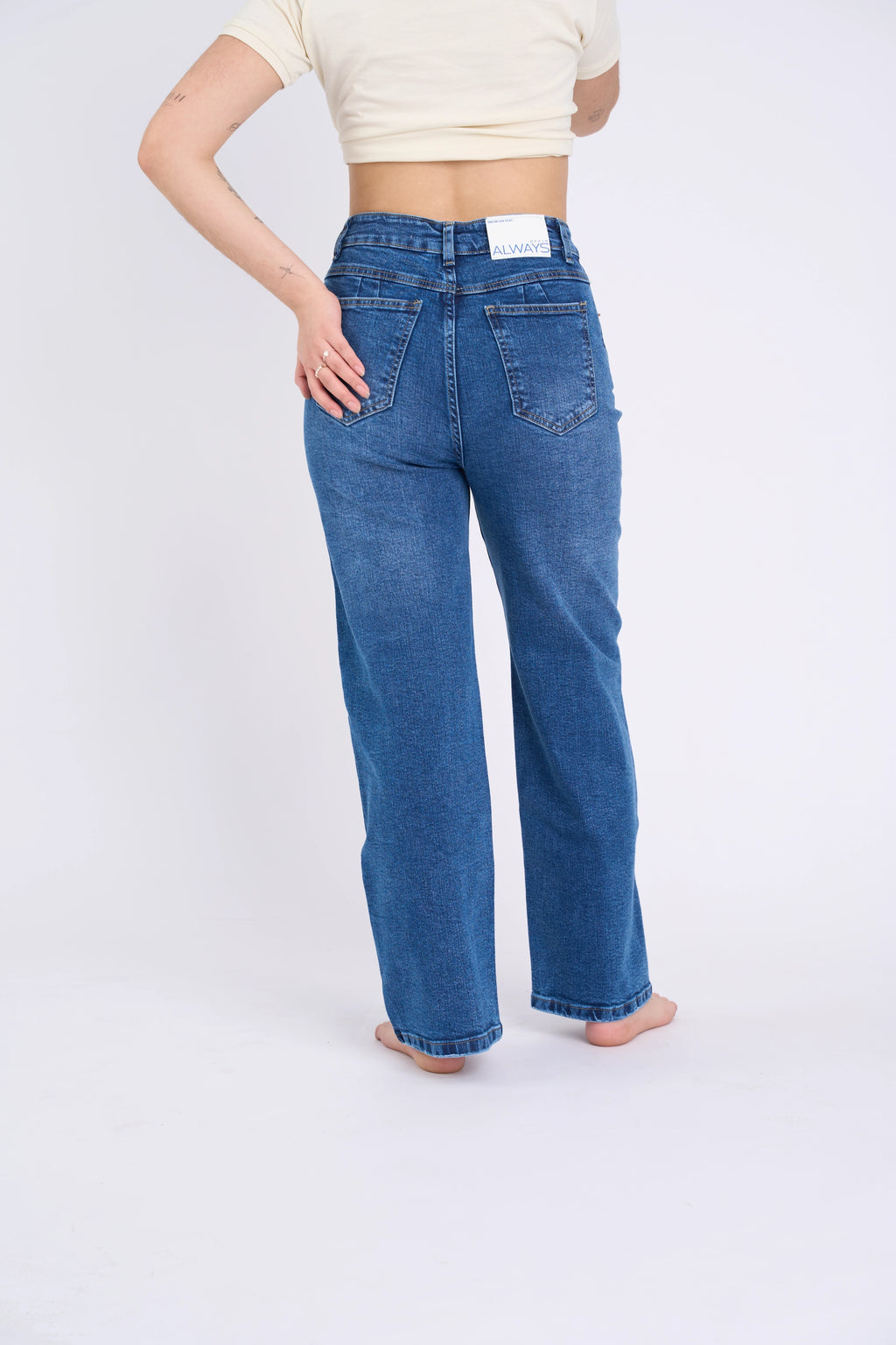 WIDE LEG CONFY - AZUL