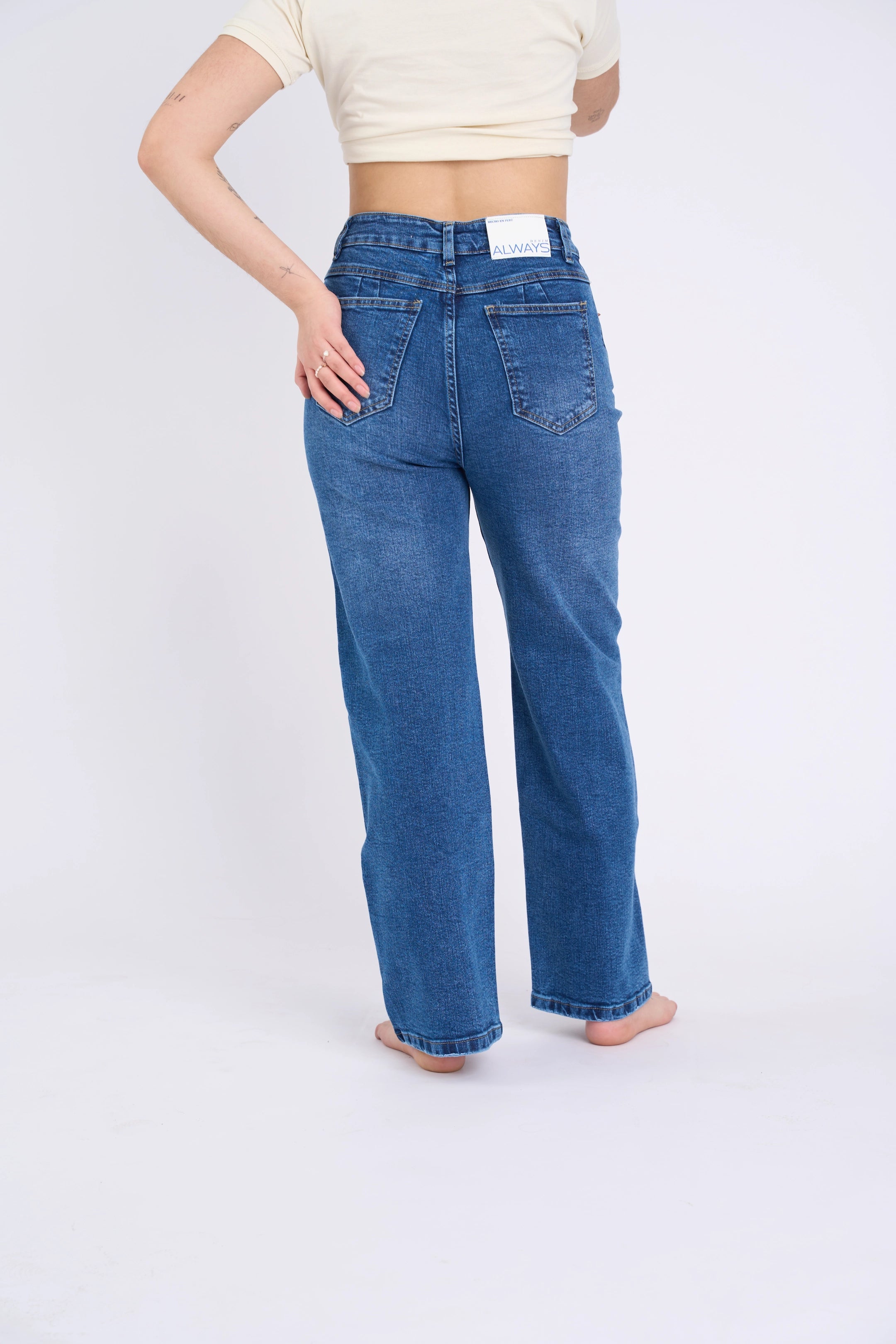 WIDE LEG CONFY - AZUL