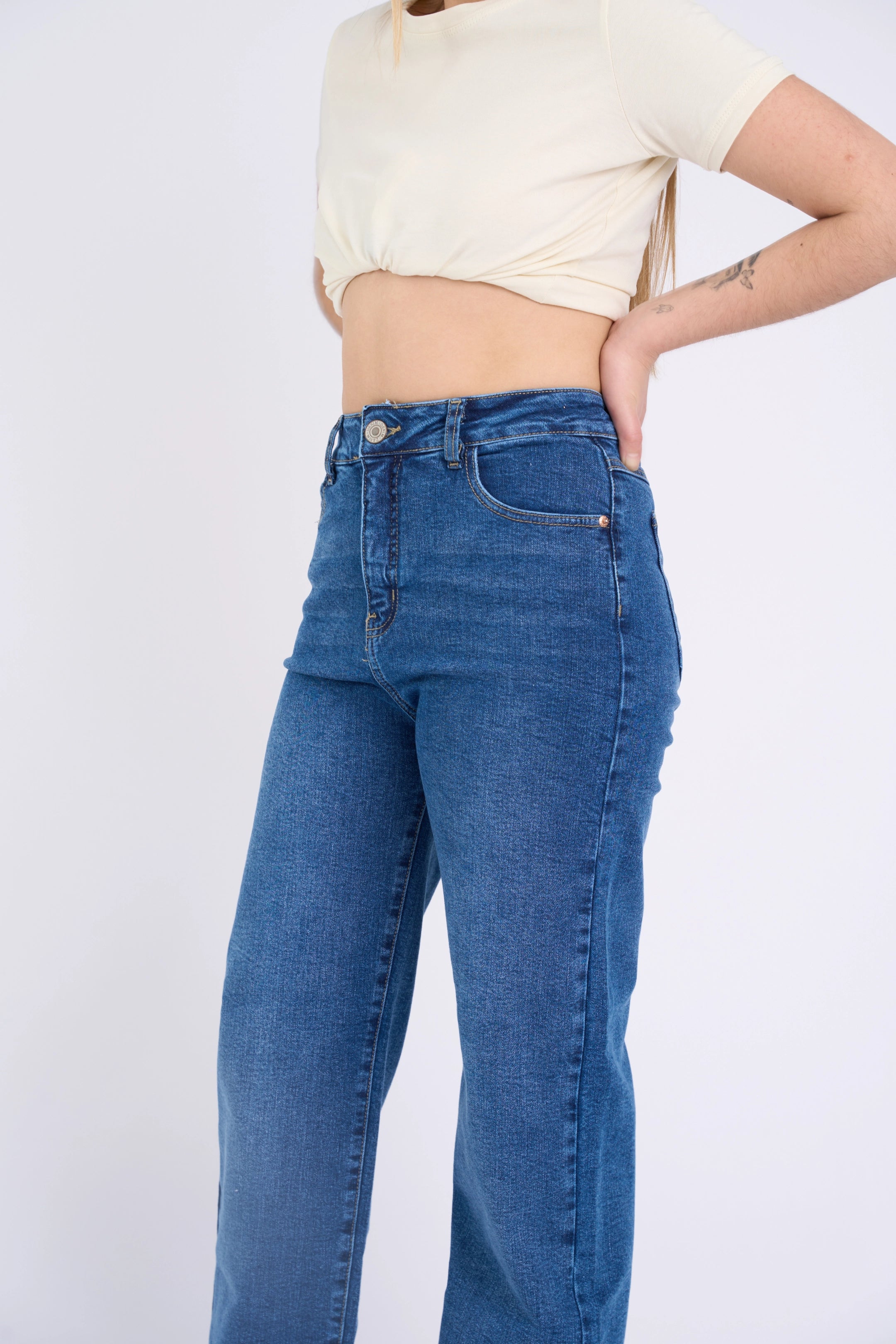 WIDE LEG CONFY - AZUL