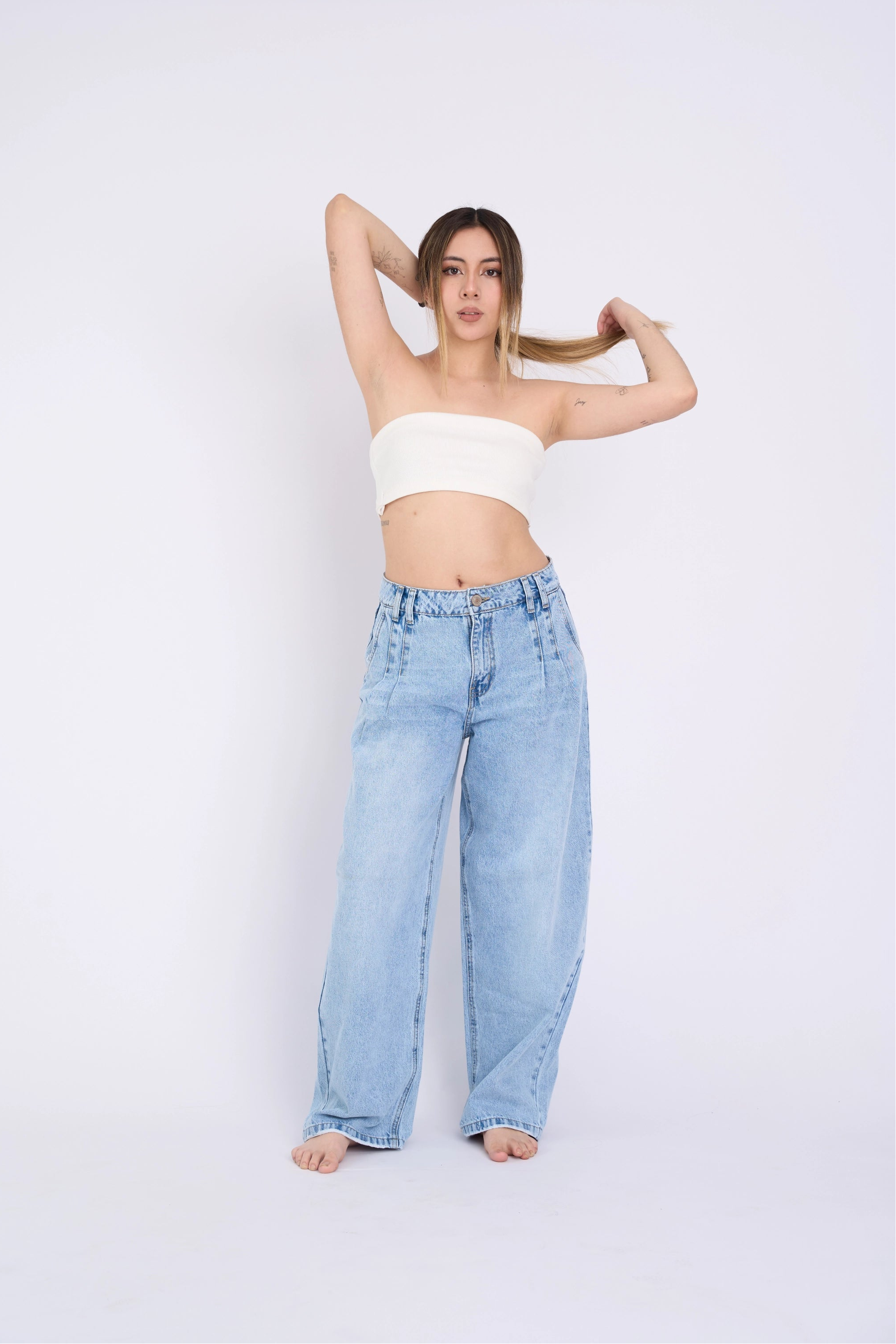 LOW RISE PINZAS - HIELO