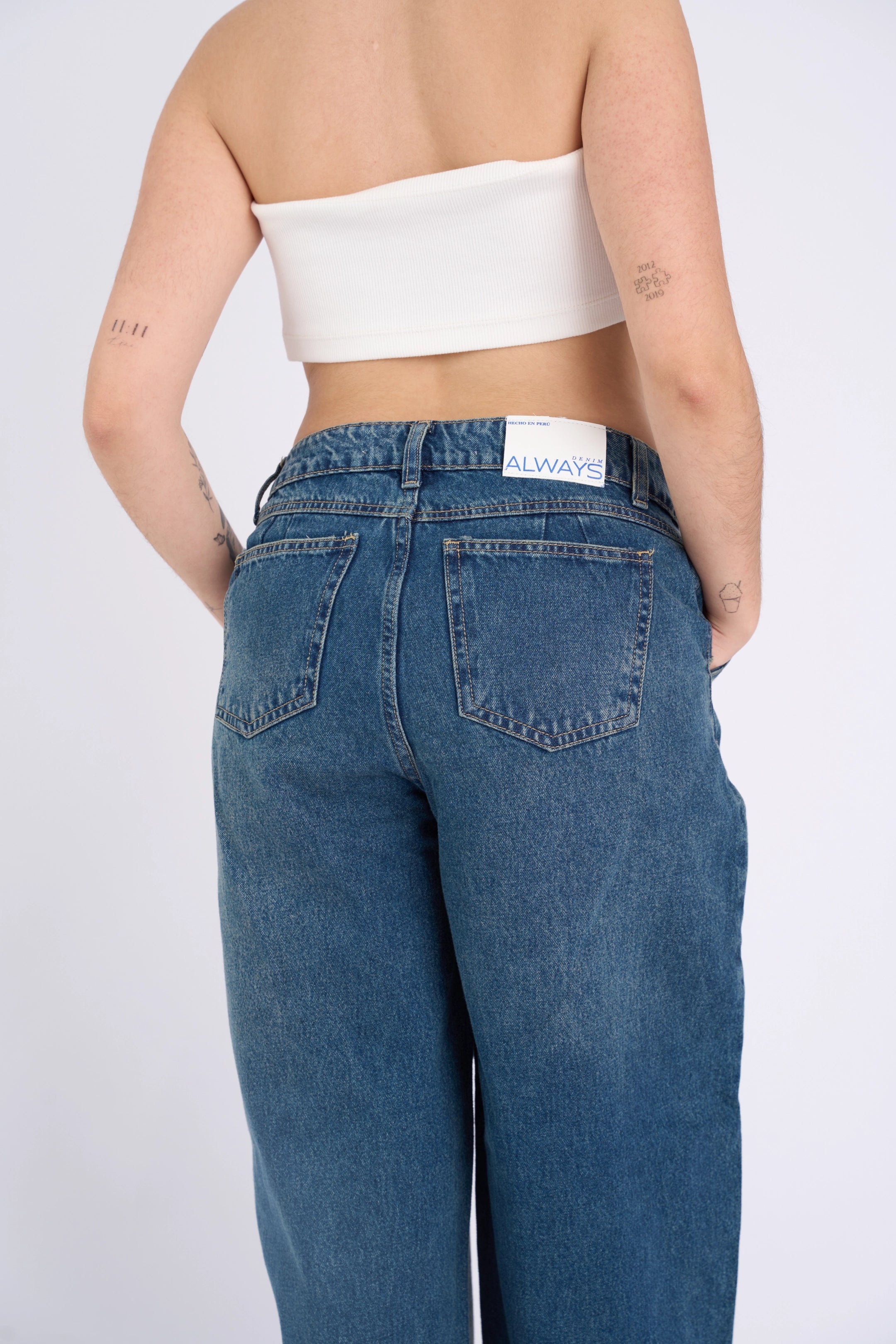 LOW RISE PINZAS - BLUE