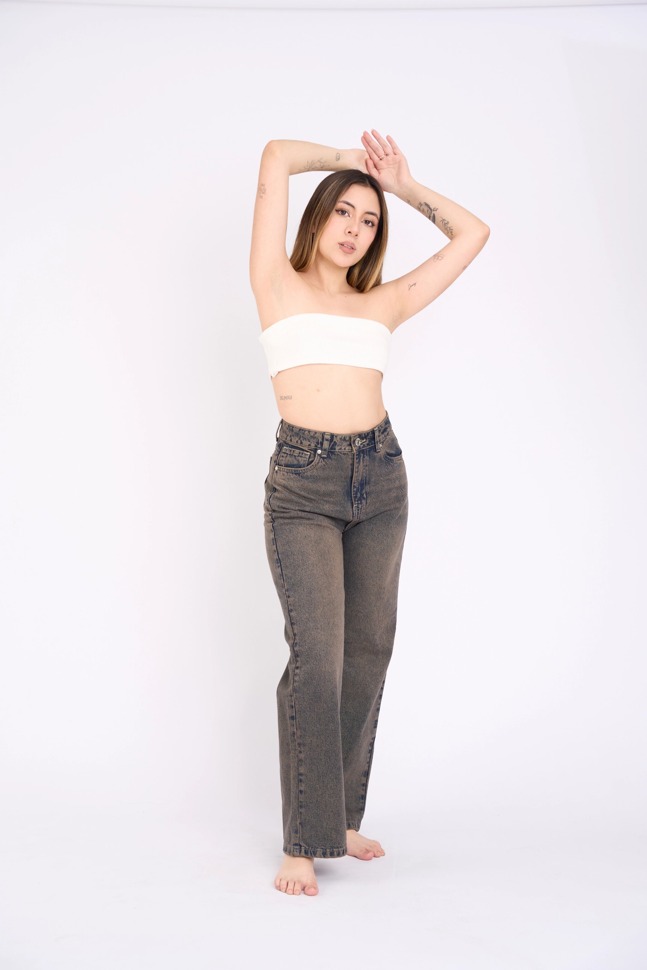 WIDE LEG RIGIDO - BROW