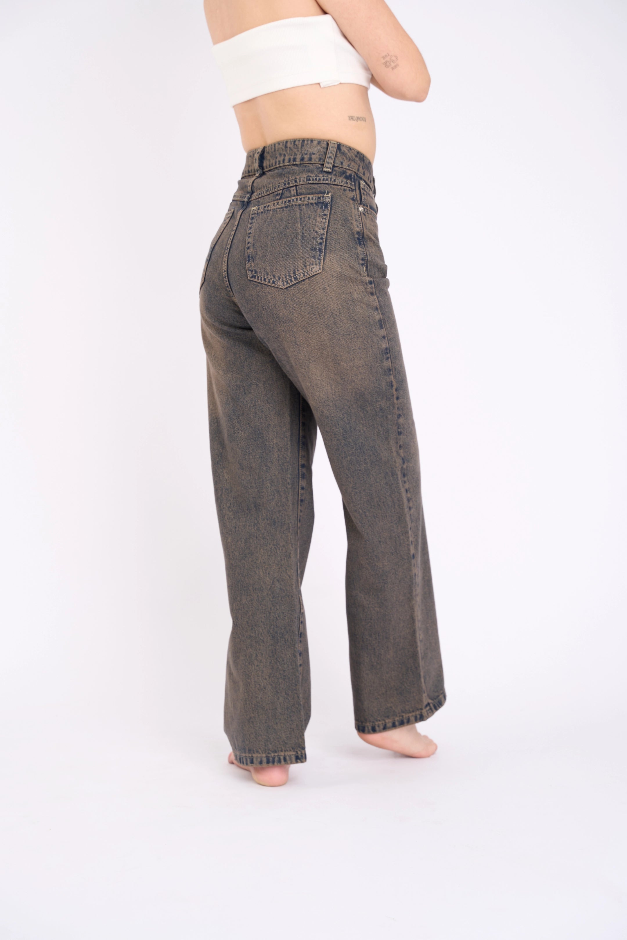 WIDE LEG RIGIDO - BROW