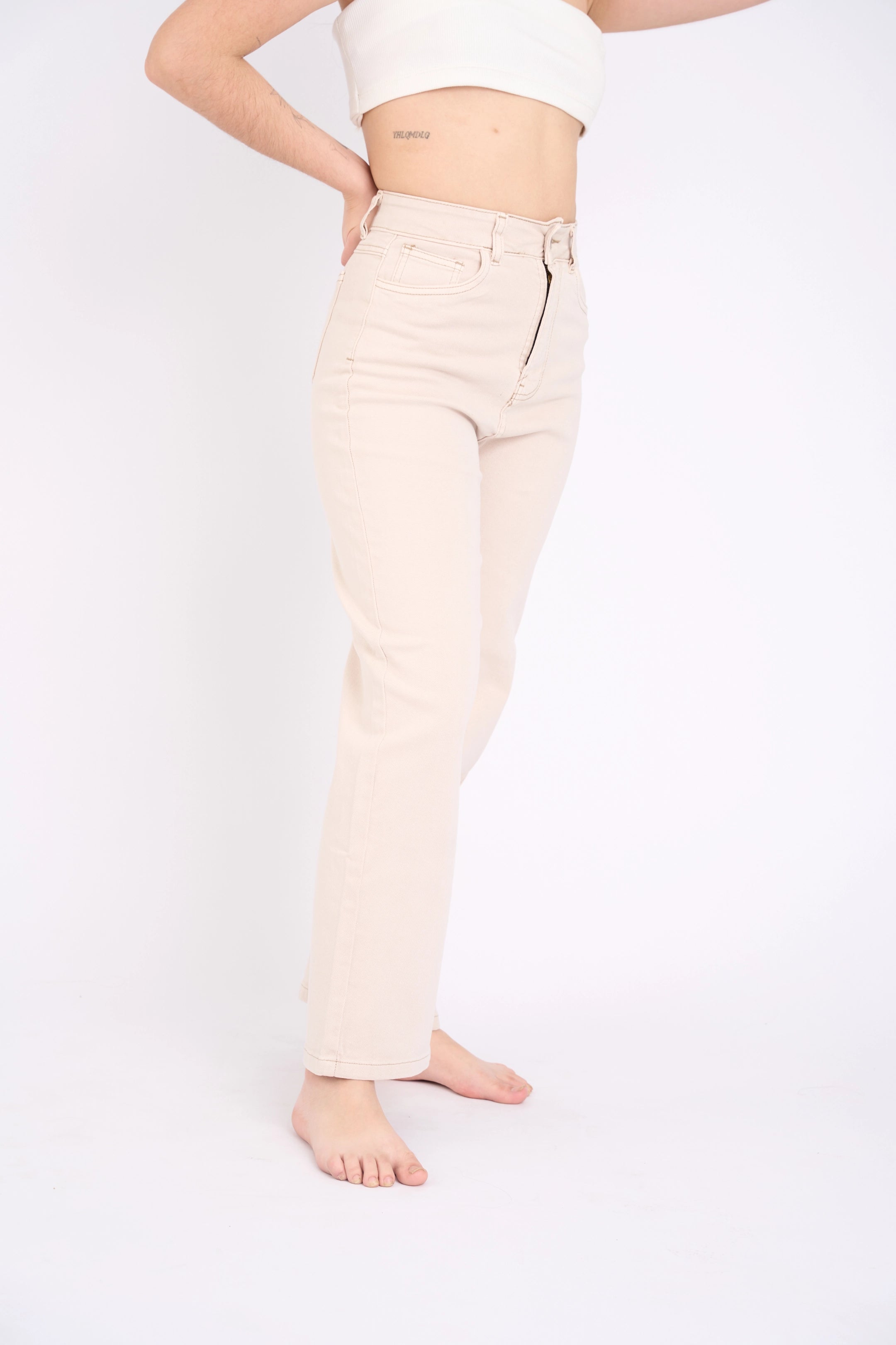 WIDE LEG COLOR COMFY - BEIGE INTERMEDIO