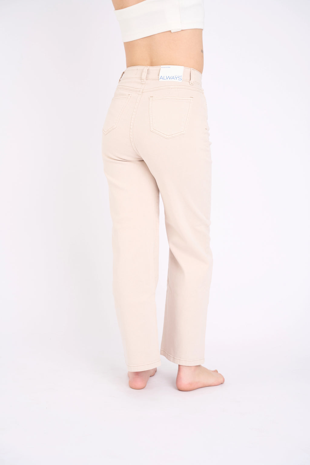 WIDE LEG COLOR COMFY - BEIGE INTERMEDIO