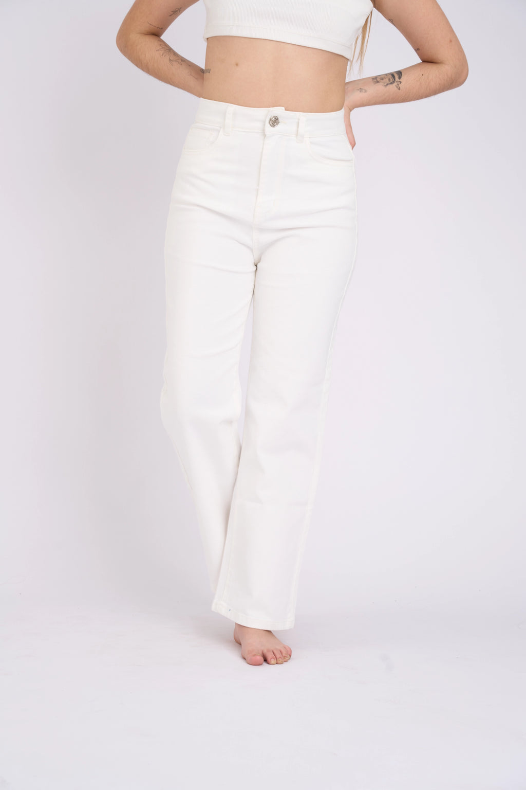 WIDE LEG COLOR COMFY - PERLA