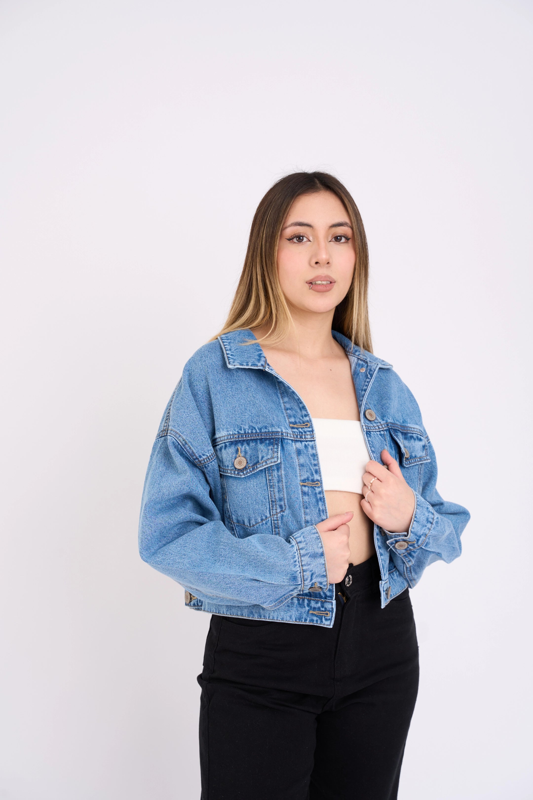 CASACA BELEN - CELESTE INTERMEDIO