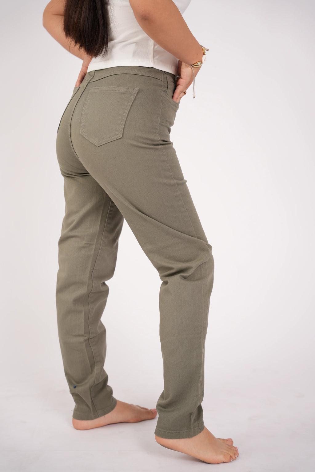 MOM JEAN COLOR - VERDE