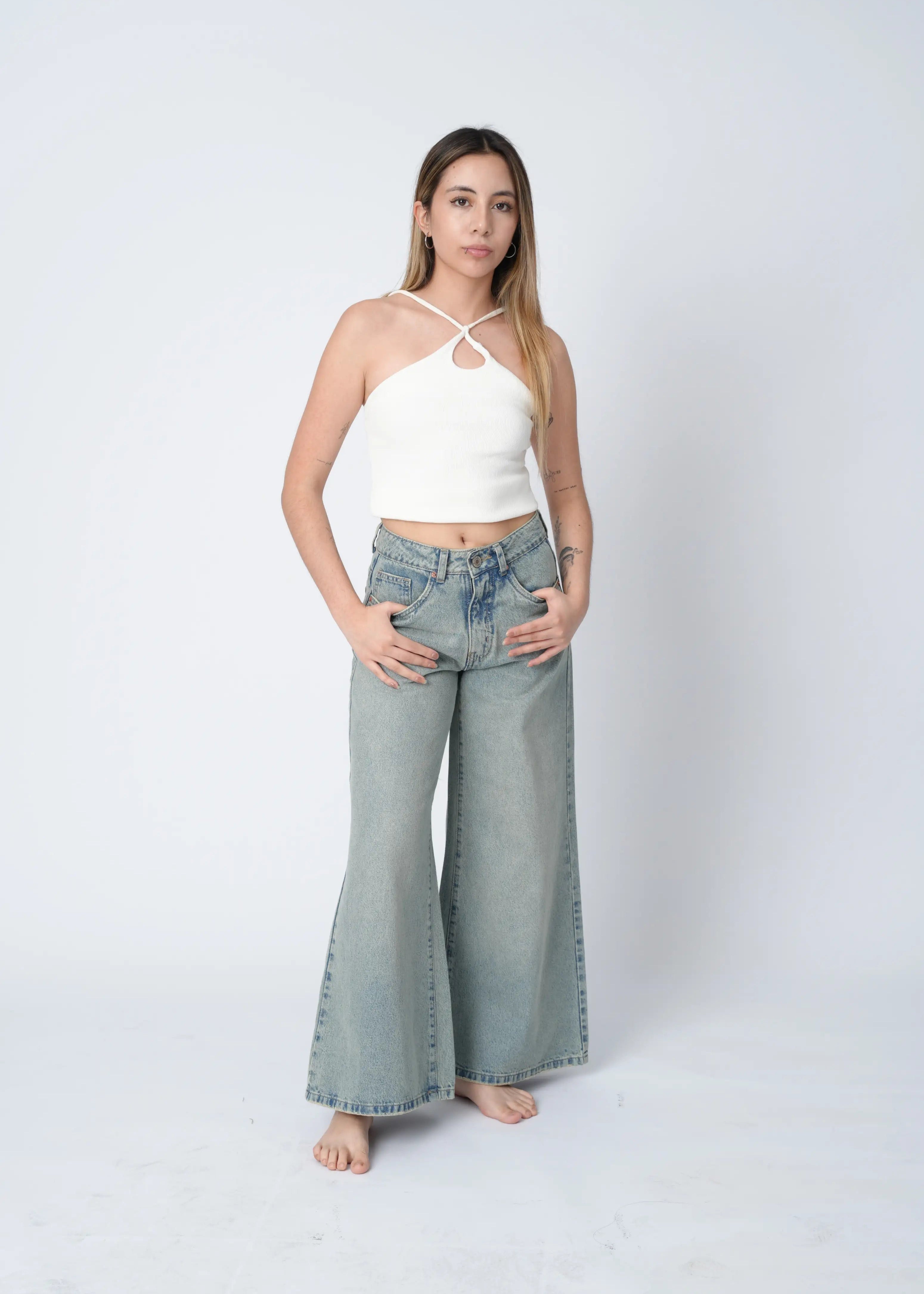 WIDE LEG PALAZZO - MAIZ