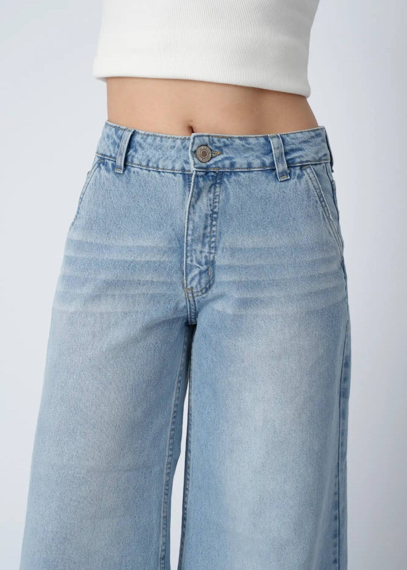 WIDE LEG PALAZZO - HIELO