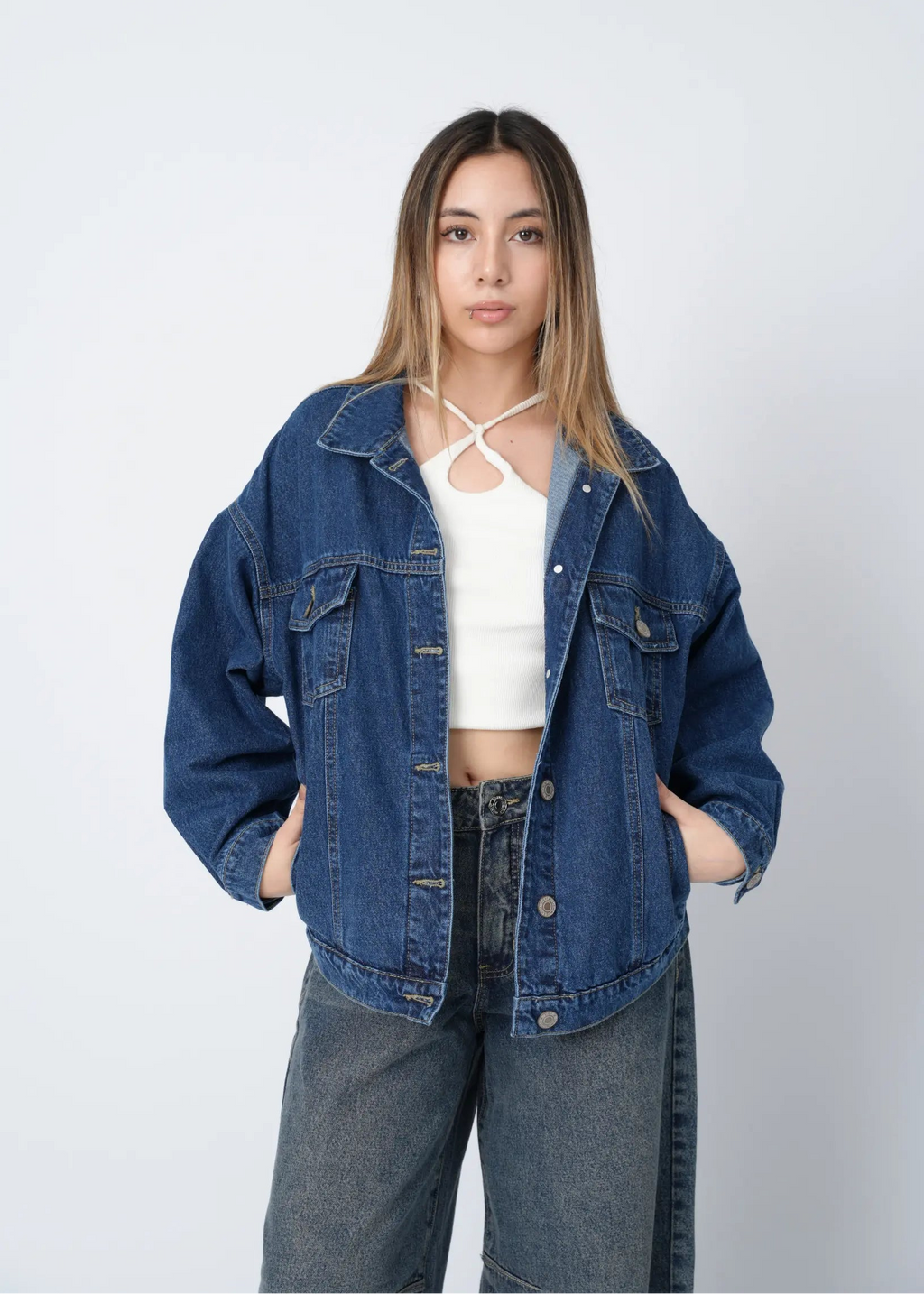 CASACA ABIGAIL - AZUL