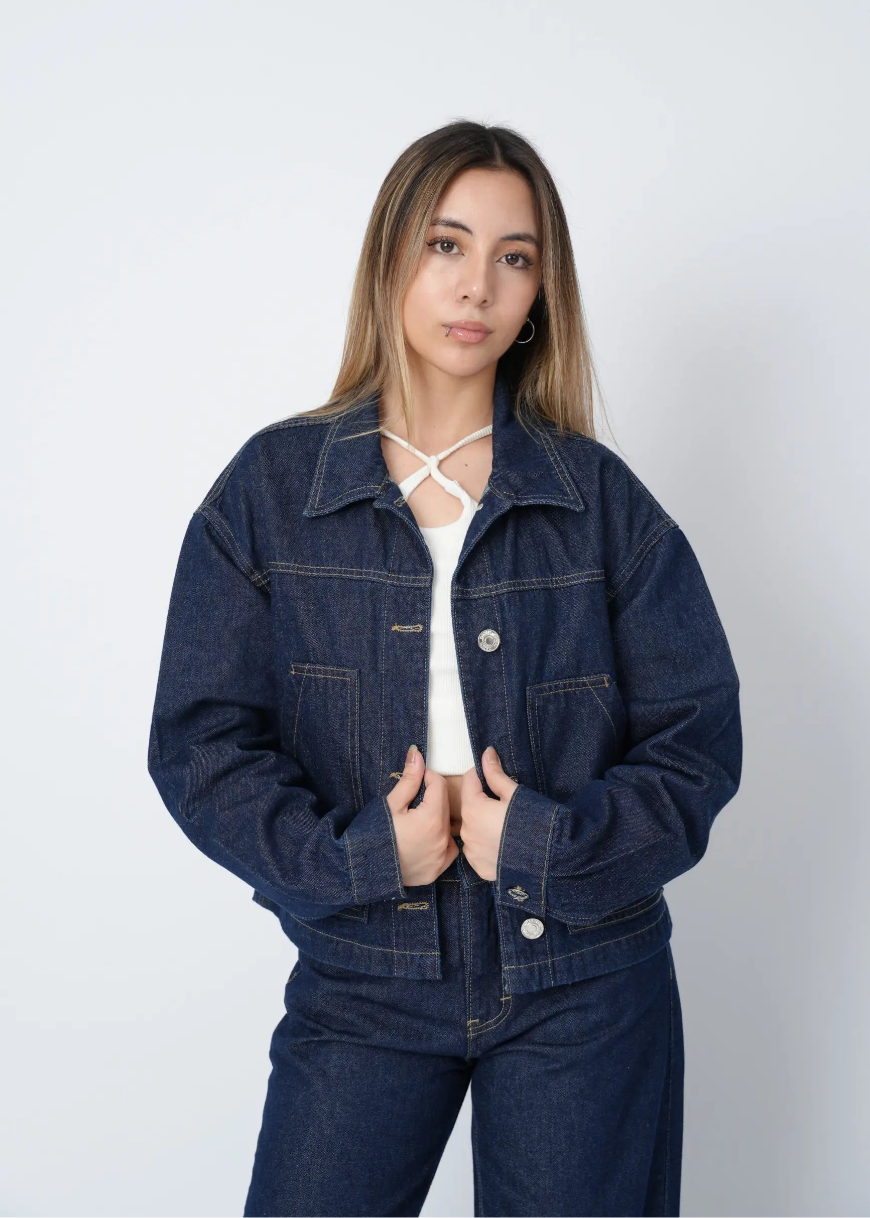 CASACA EMILIA - INDIGO