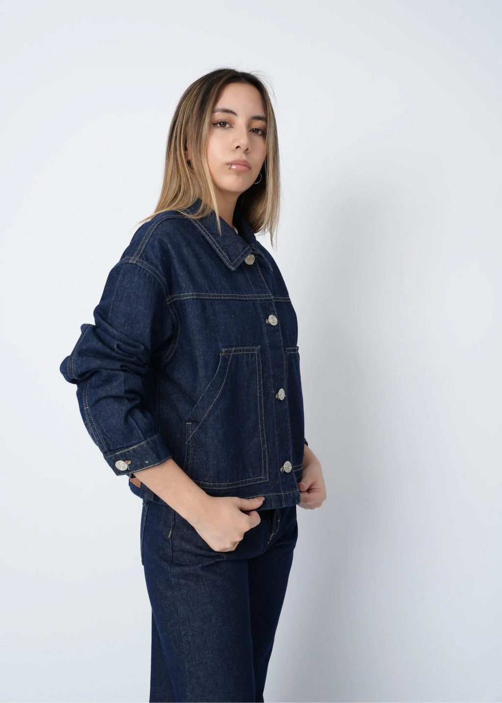 CASACA EMILIA - INDIGO