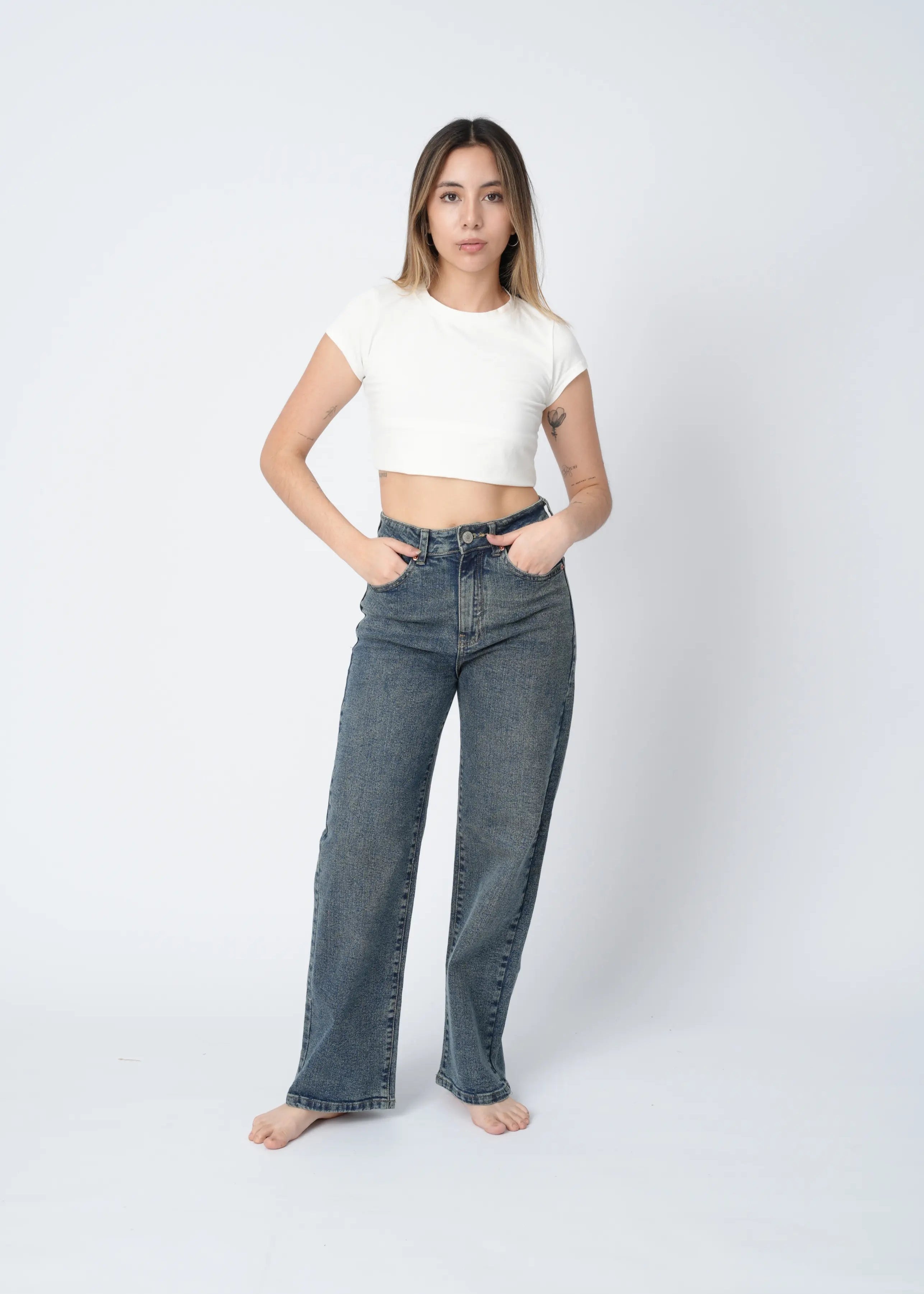 WIDE LEG COMFY - MADERA