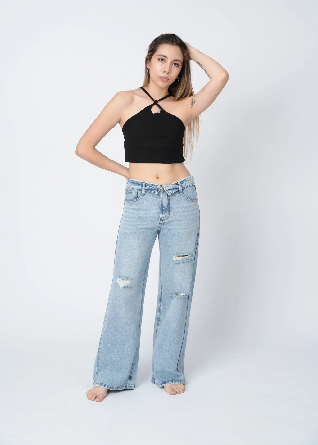 WIDE LEG XIOMARA - HIELO