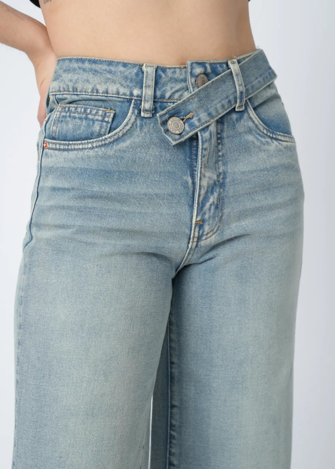WIDE LEG CORREA - MAIZ