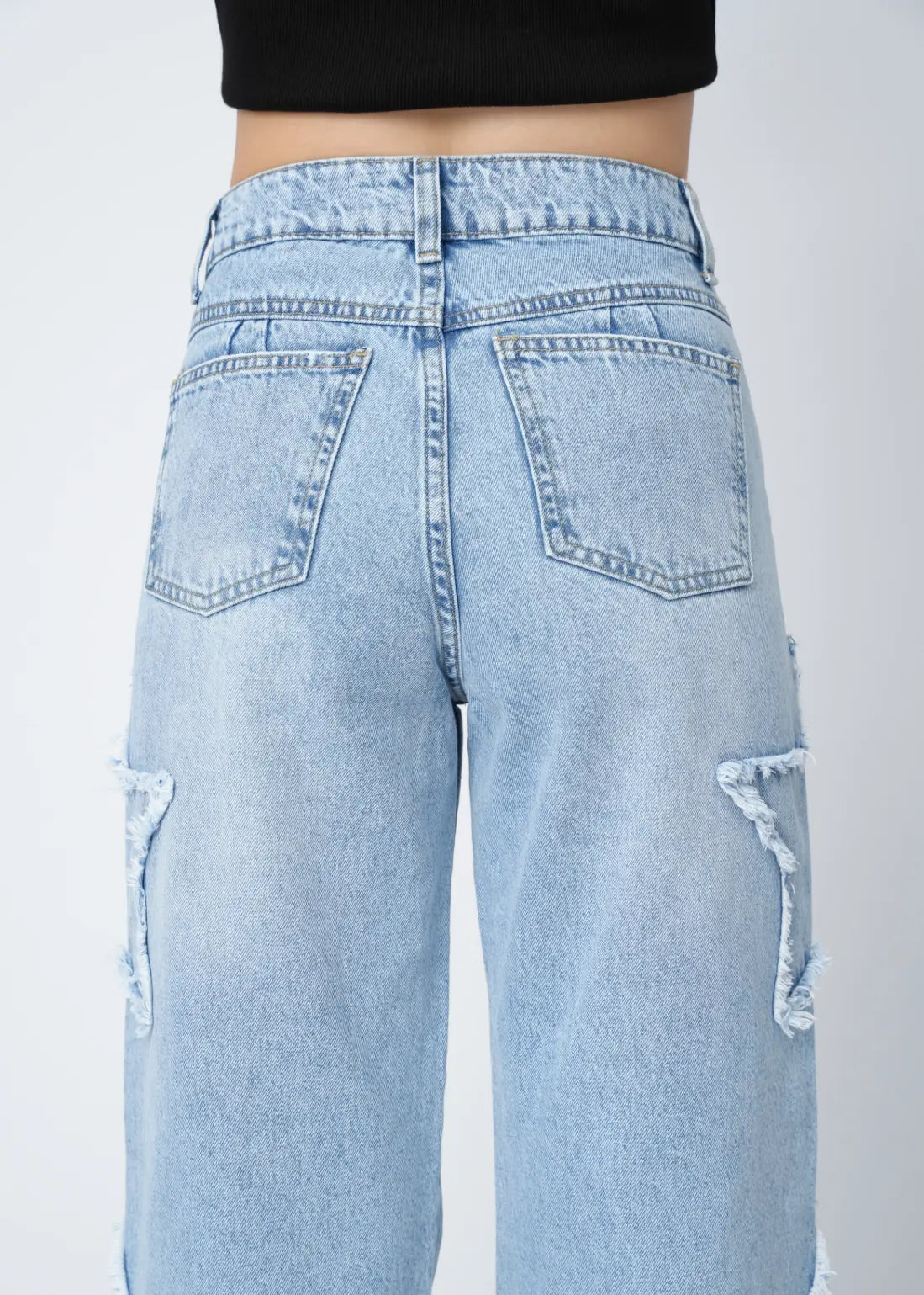 WIDE LEG ESTRELLA - HIELO