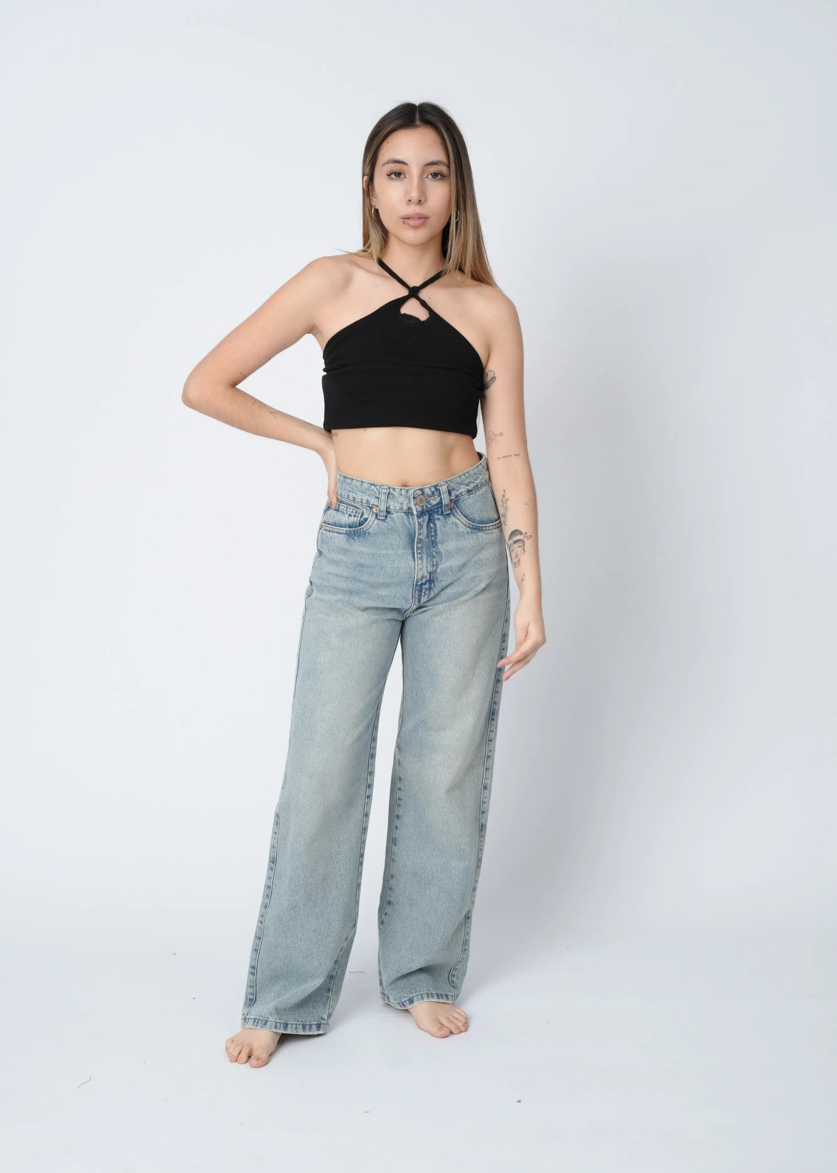 WIDE LEG RÍGIDO - MAIZ