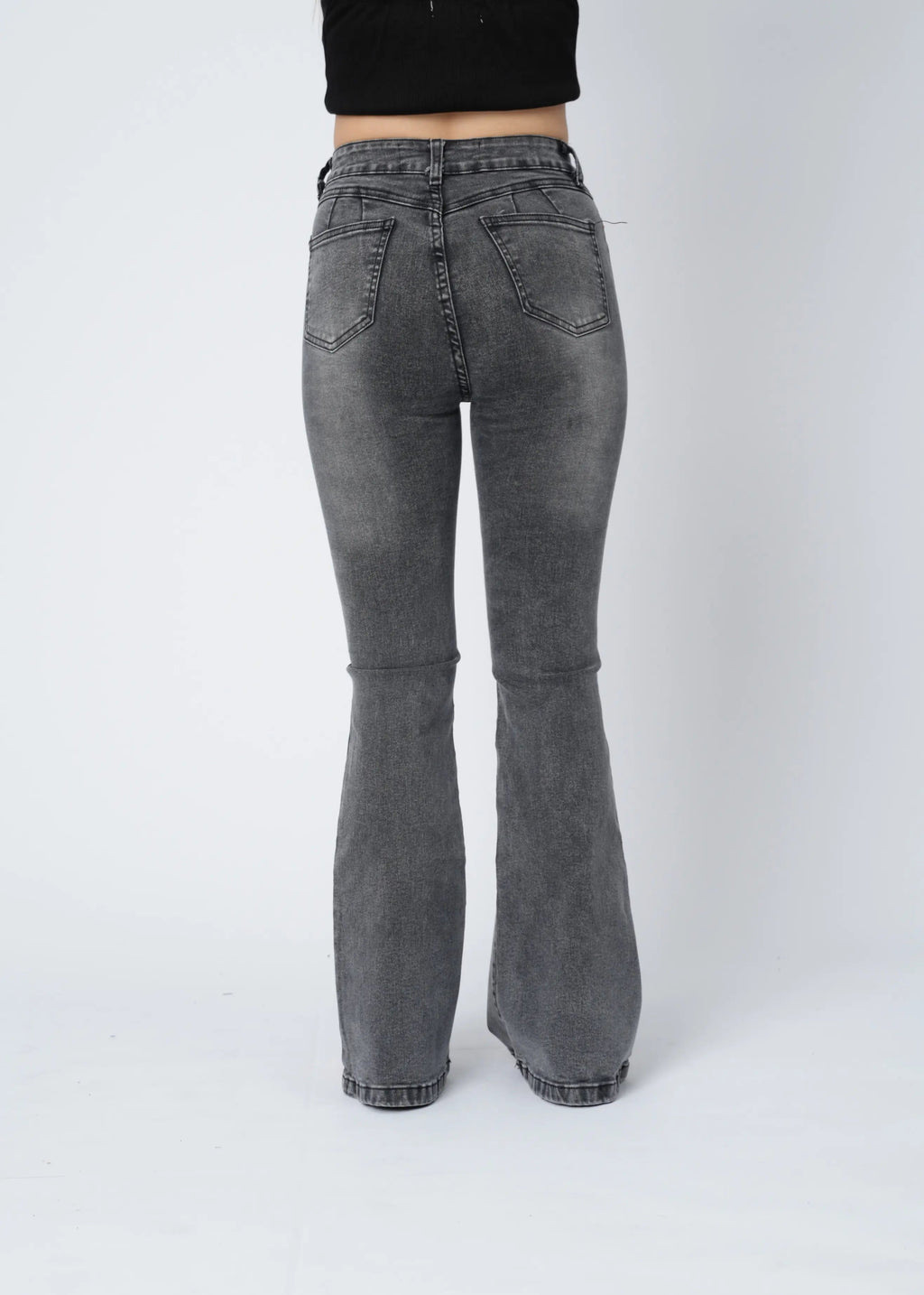 FLARE JEAN - PLOMO CLARO