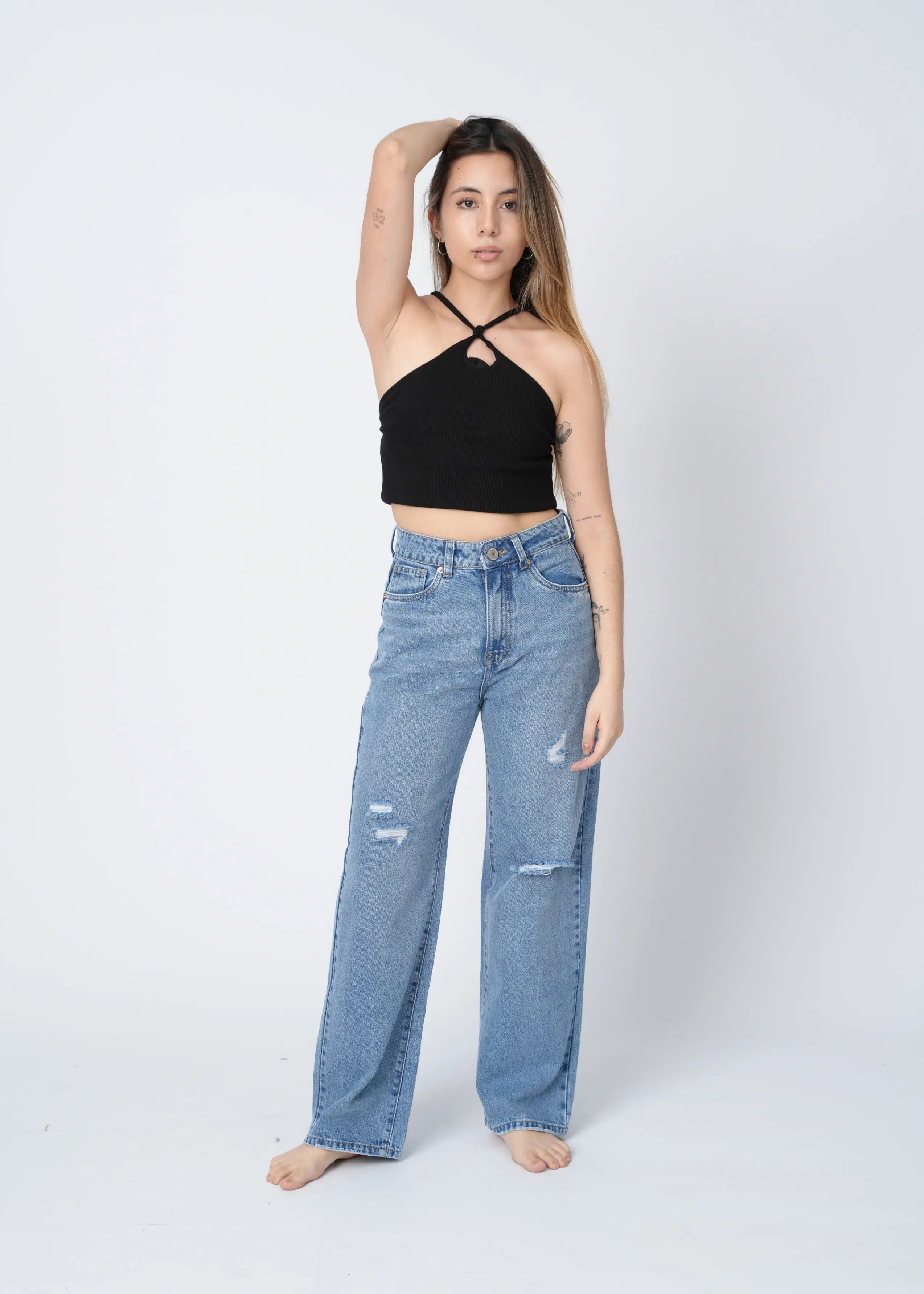 WIDE LEG RASGADO - INTERMEDIO