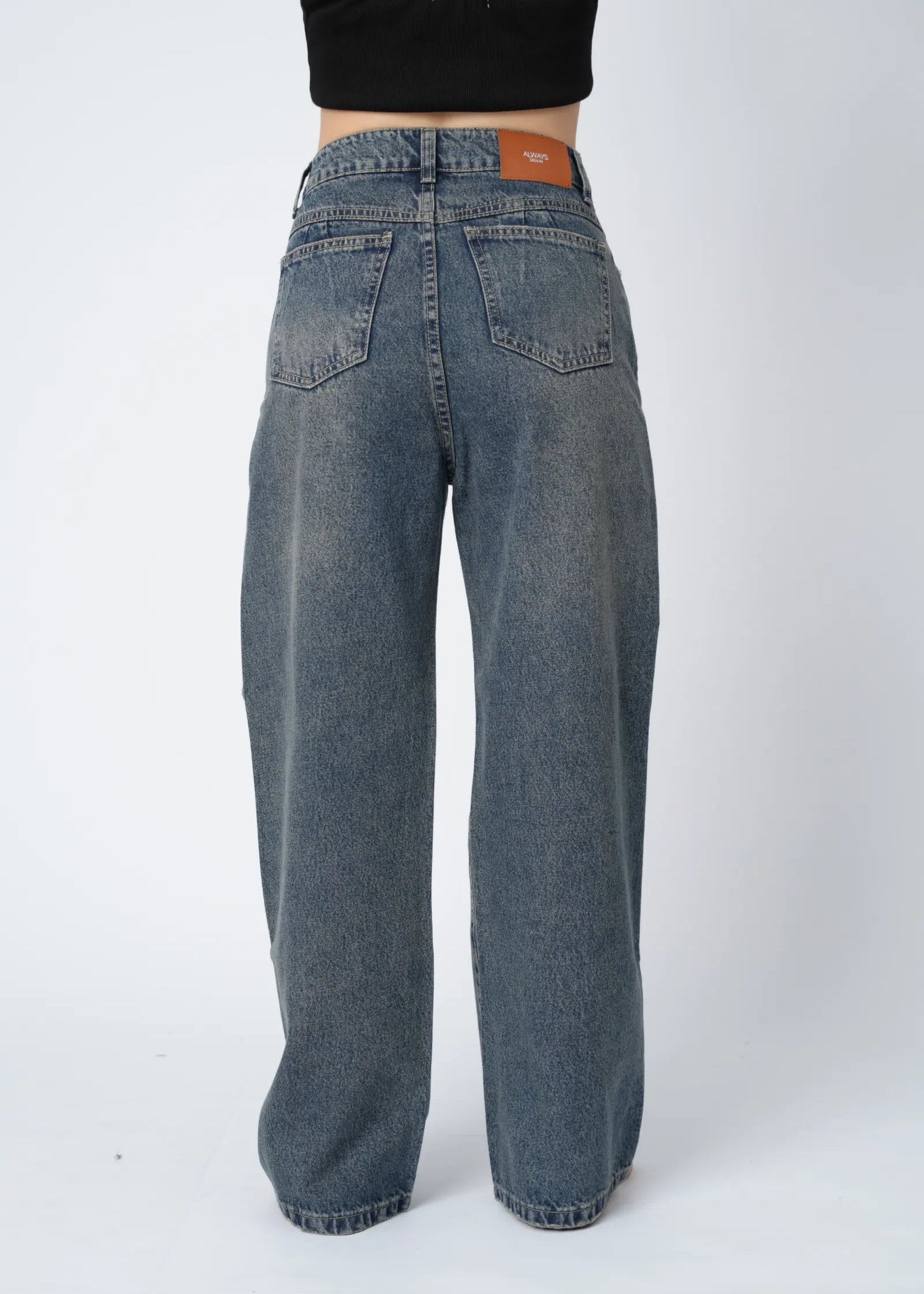 WIDE LEG RASGADO - MADERA