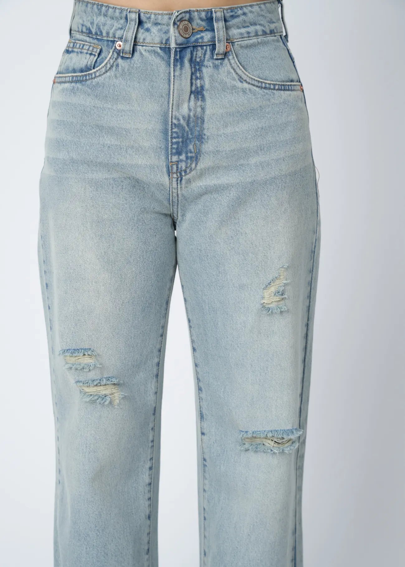 WIDE LEG RASGADO - MAIZ