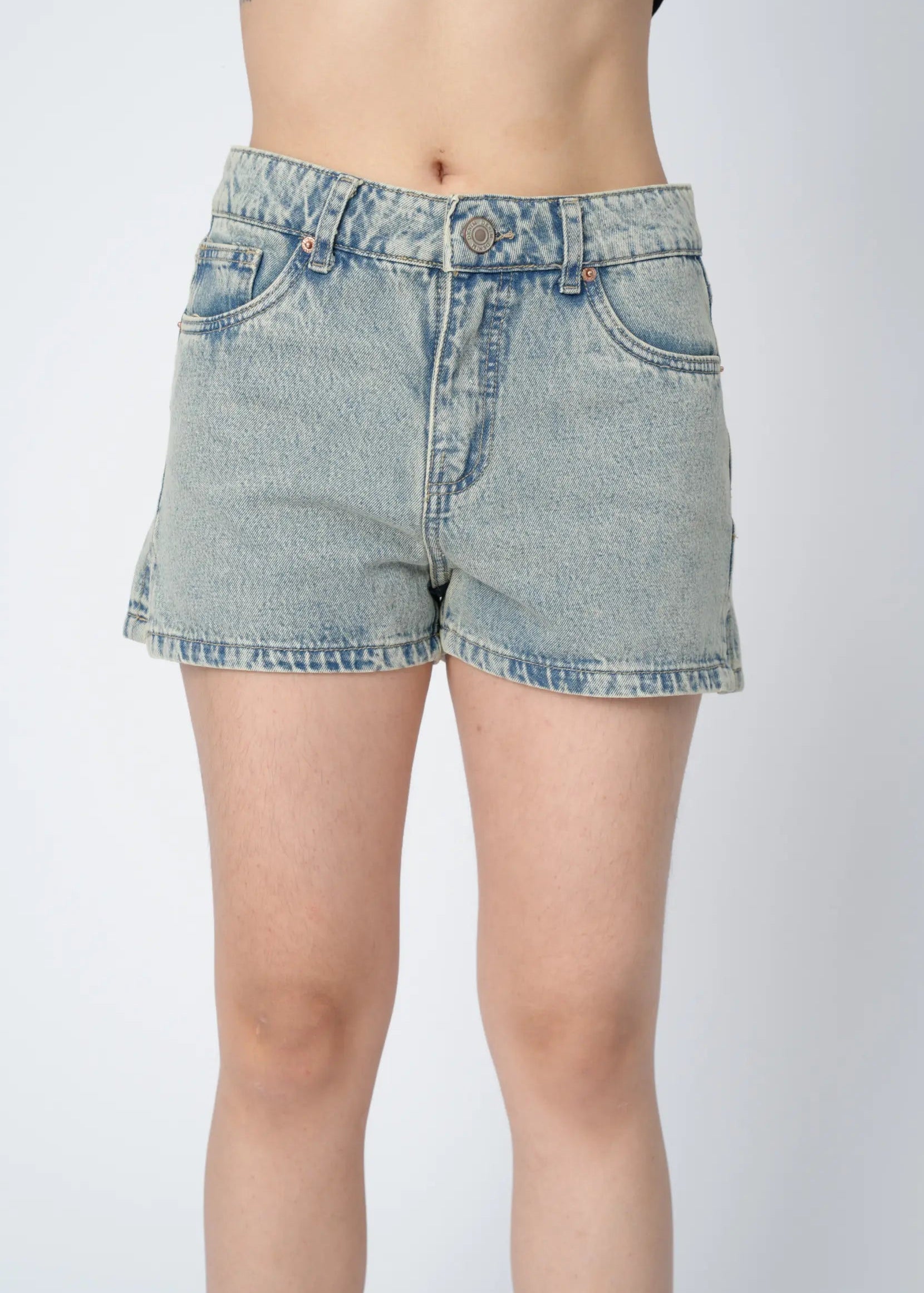 MINI SHORT RIGIDO - MAIZ