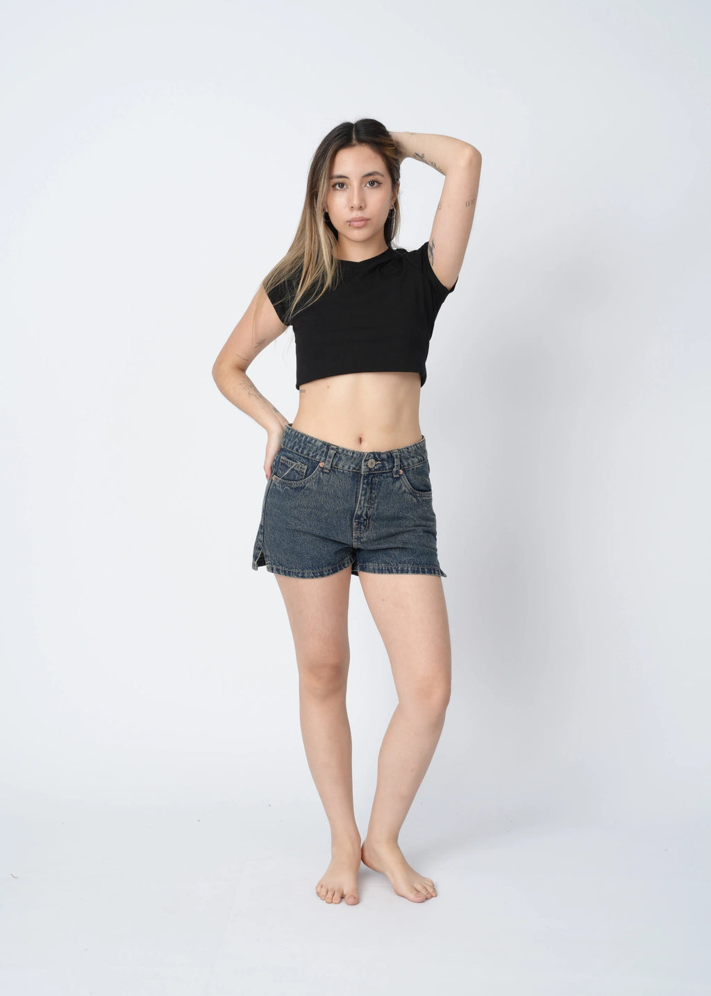 MINI SHORT RIGIDO - MADERA