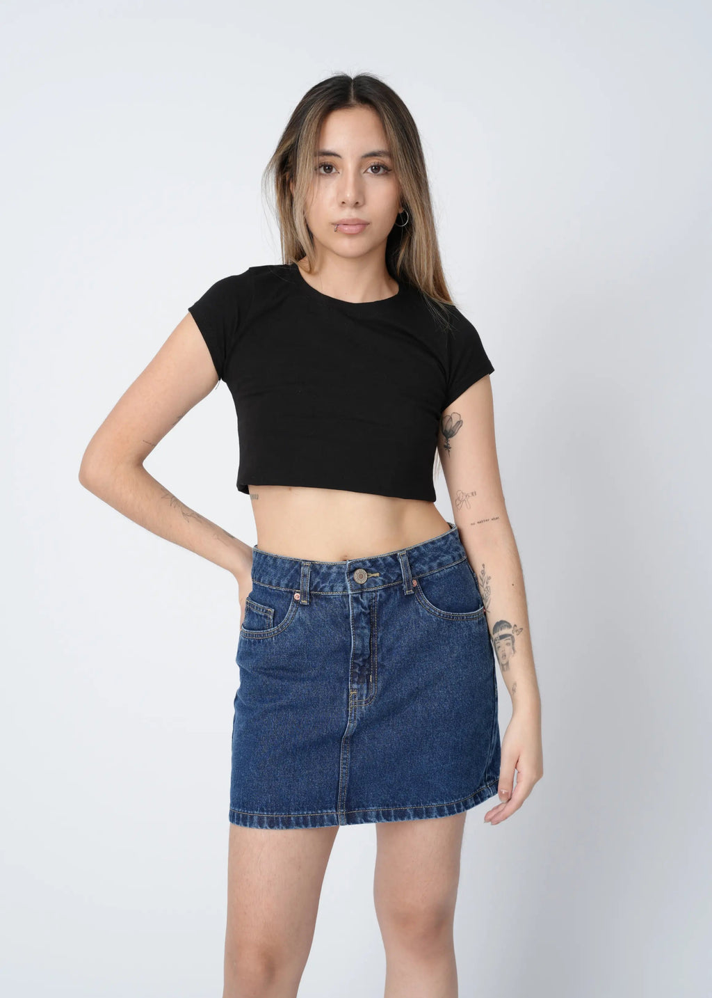 MINI FALDA VILMA - AZUL