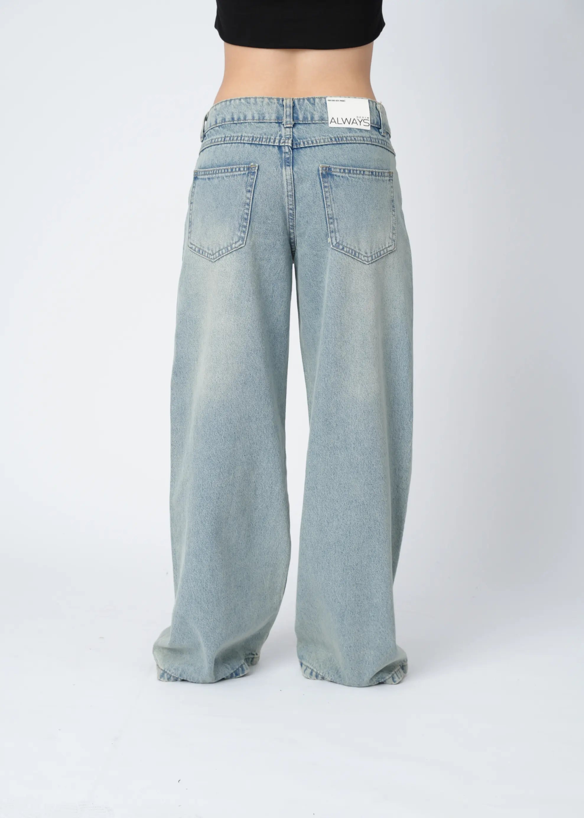 WIDE LEG RIGIDO LARGE - MAIZ