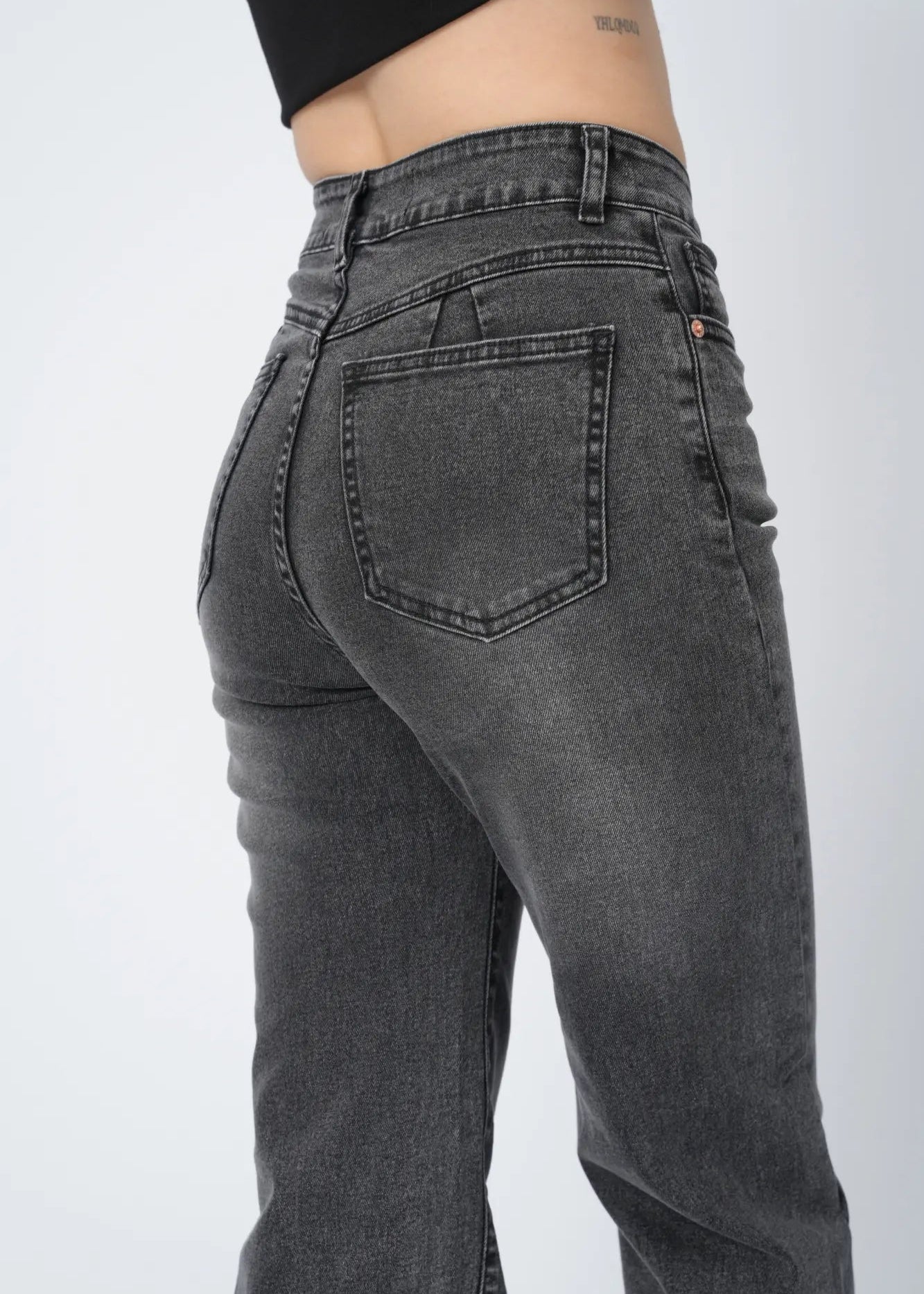 WIDE LEG COMFY - PLOMO OSCURO