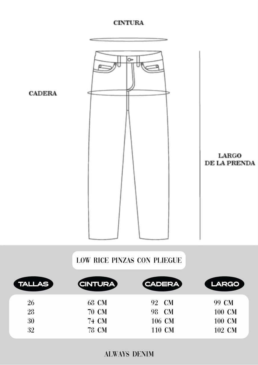 LOW RISE PINZAS - BLUE